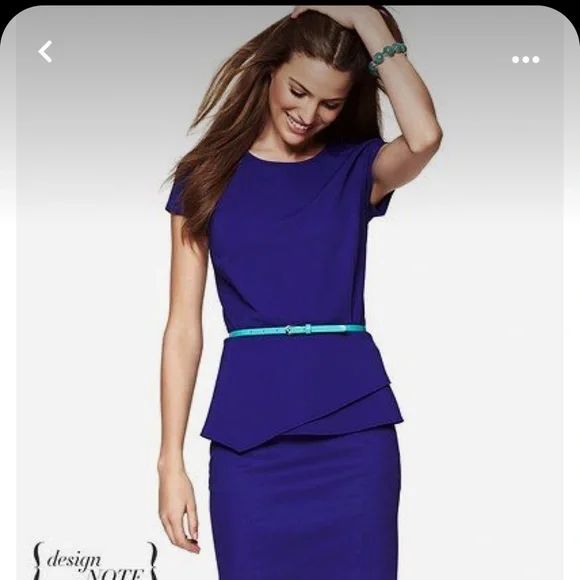 Ann Taylor Blue Blouse with Elegant Design - Picture 10 of 10